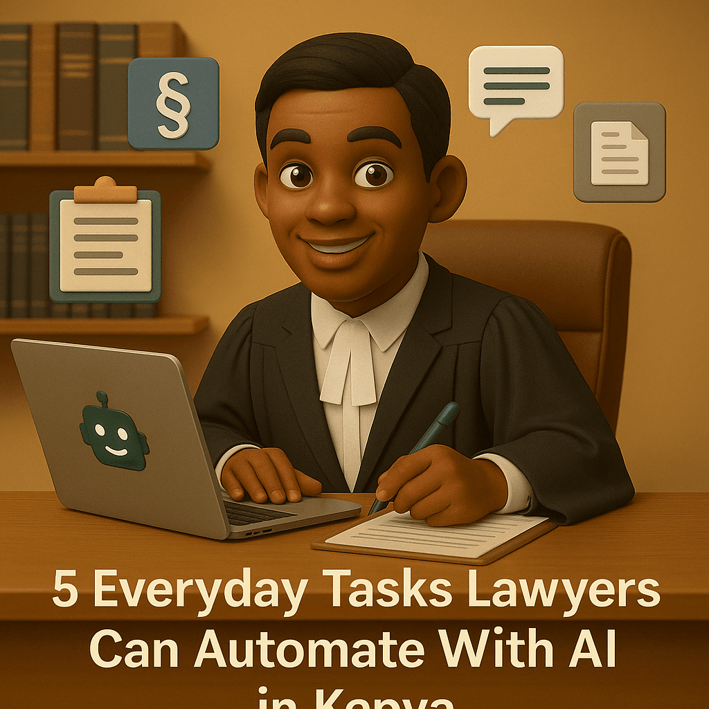 5 Everyday Tasks Lawyers Can Automate With AI in Kenya