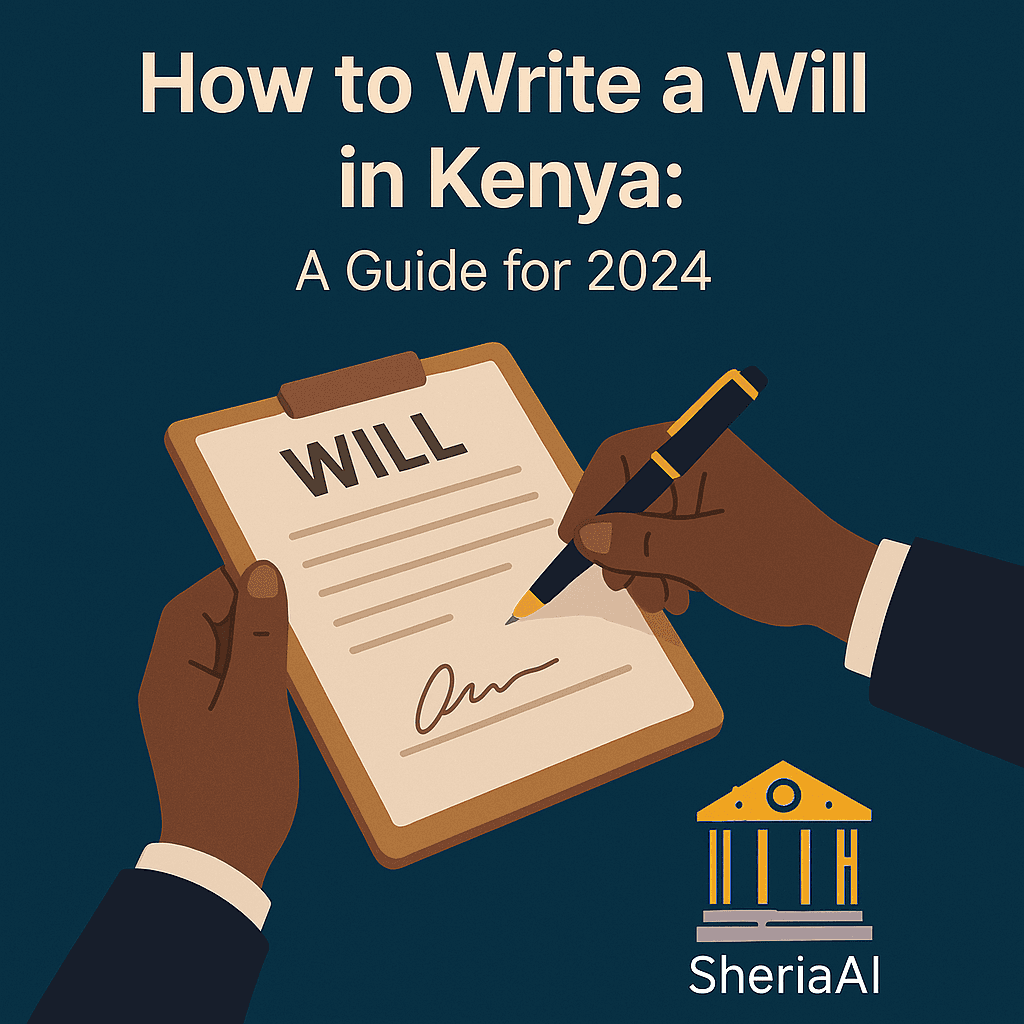 How to Write a Will in Kenya and Why You Shouldn’t Wait